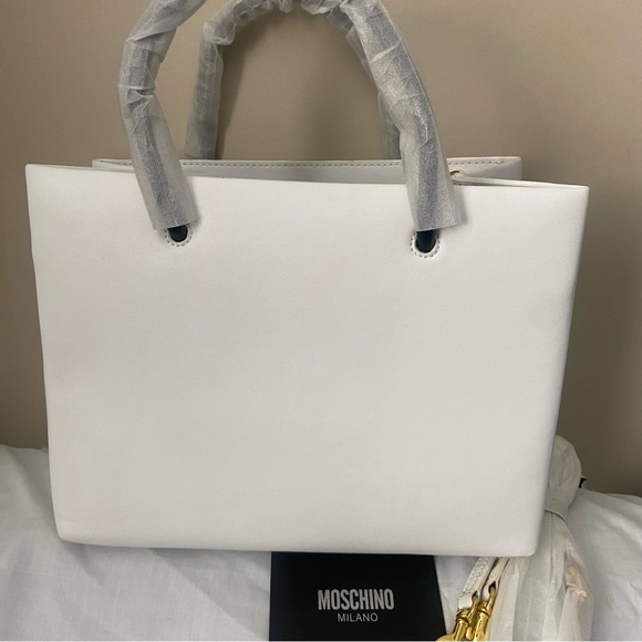 New Moschino Logo Tote Shopper Bag - Picture 2 of 9